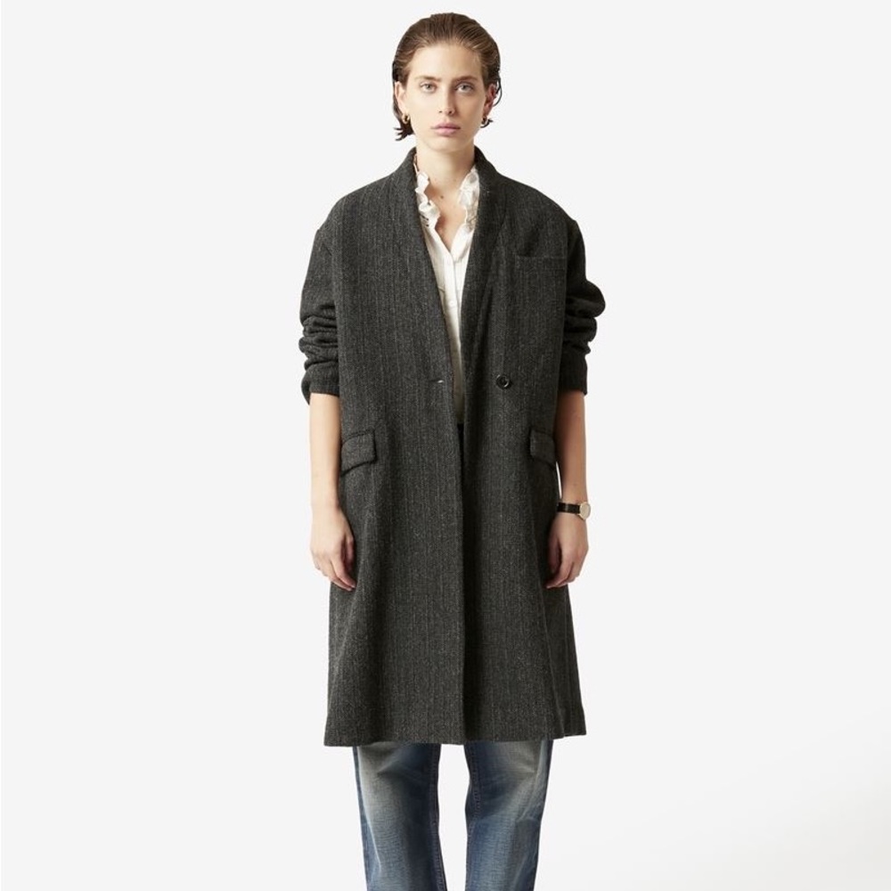 Isabel Marant Gray Wool Coat